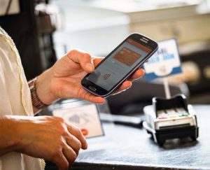 An NFC enabled phone