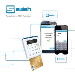 The Swish mPOS solution in a pictogram