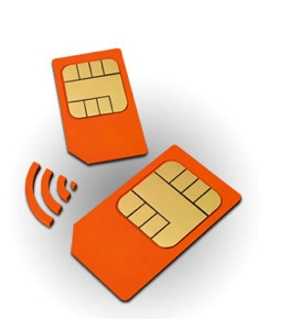 A picture of NFC enabled SIM's