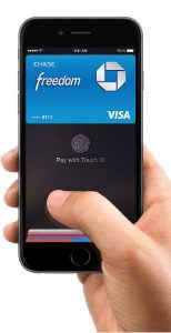 image of Apple iPhone with NFC