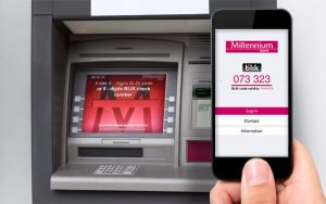 BLIK in use at an ATM