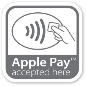 Apple Pay Logo against a contactless acceptance mark