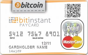 Bitcoin debit card
