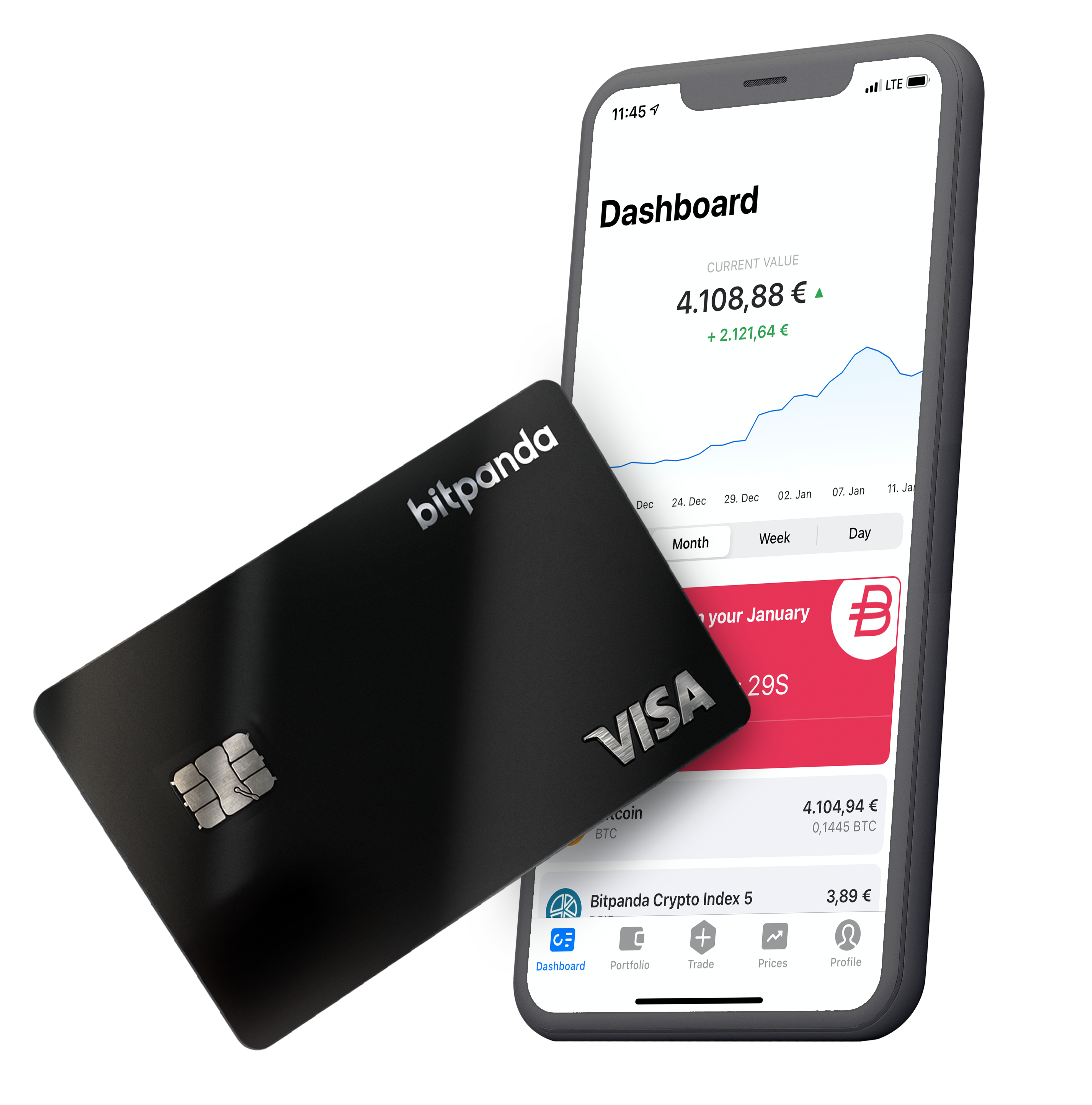 Bitpanda launches debit card that combines all assets into one card